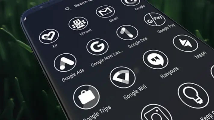 Monoic White Minimal Icon Pack android App screenshot 10